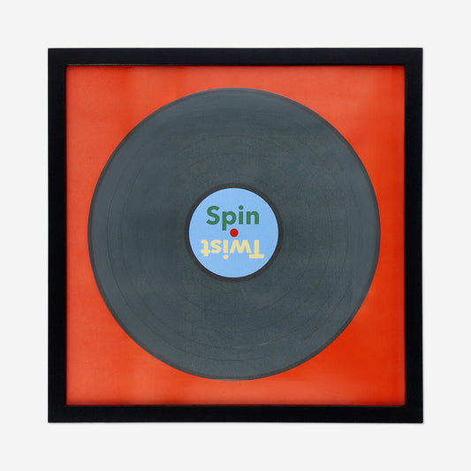 Black LP cover frame - 34x34 cm
