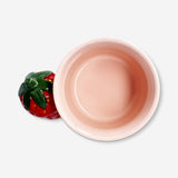 Mug with strawberry handle - 350 ml