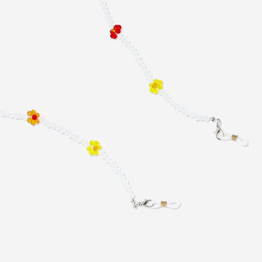 Brillenkoord met bloemen