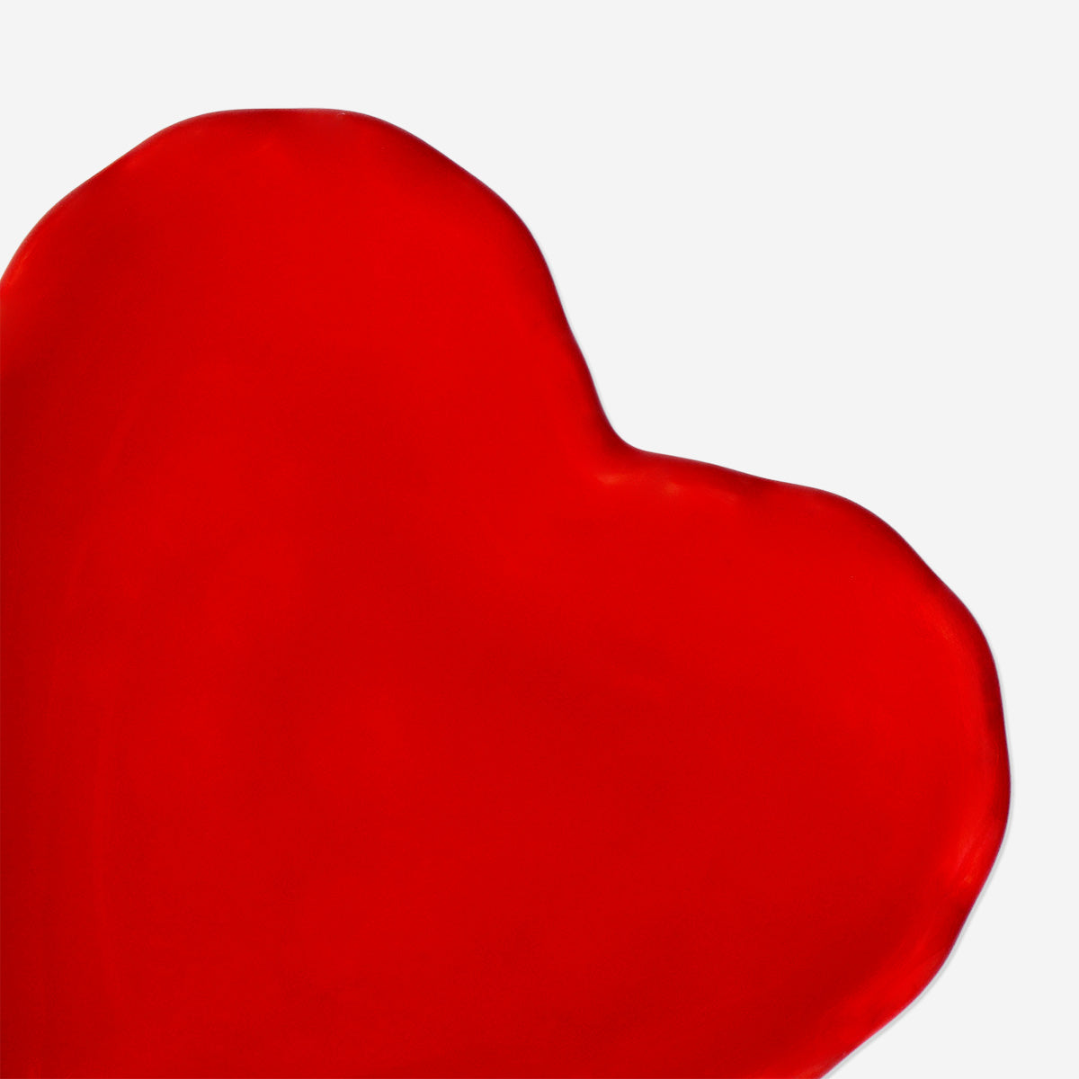 Ceramic red heart bowl - 10 cm