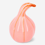 Zucca decorativa rosa - 8 cm