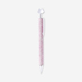 Ballpoint pen - Silver cat with rhinestones