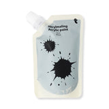 Flying Tiger Copenhagen CL paint pouch in acrylic with colorful design, compact storage for art supplies.