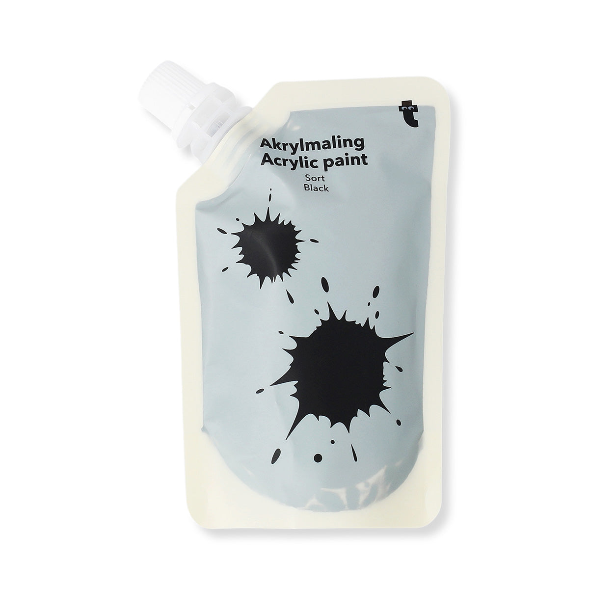 Flying Tiger Copenhagen CL paint pouch in acrylic with colorful design, compact storage for art supplies.