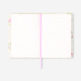 A5 floral embroidered notebook with colorful flower designs on the cover, ideal for office or personal use by Flying Tiger Copenhagen