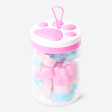 Set of paw erasers