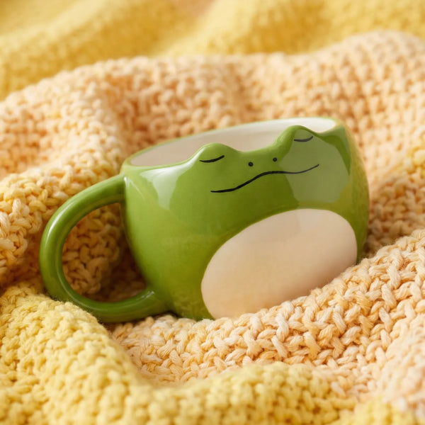 Mug Grenouille 3D Vert - Tasse Décorative Kitsch - Occasion - Drôle Cadeau