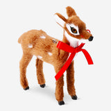 Decorative hanging ornament featuring a deer with a bow, suitable for home decor, by Flying Tiger Copenhagen.