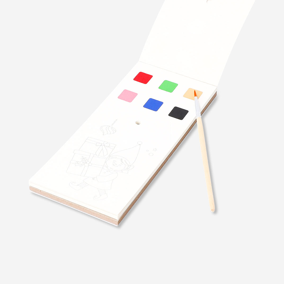 Set of DIY watercolour gift tags by Flying Tiger Copenhagen featuring colorful, handcrafted watercolor designs for gift wrapping.