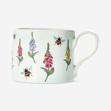 Blå blomstret krus - 355 ml