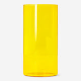 Yellow mini vase for home decor, 12 cm tall, by Flying Tiger Copenhagen, shown with a simple, modern design.