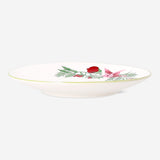 Decorative 20 cm Flying Tiger Copenhagen Christmas print plate with festive holiday design for kitchen use.
