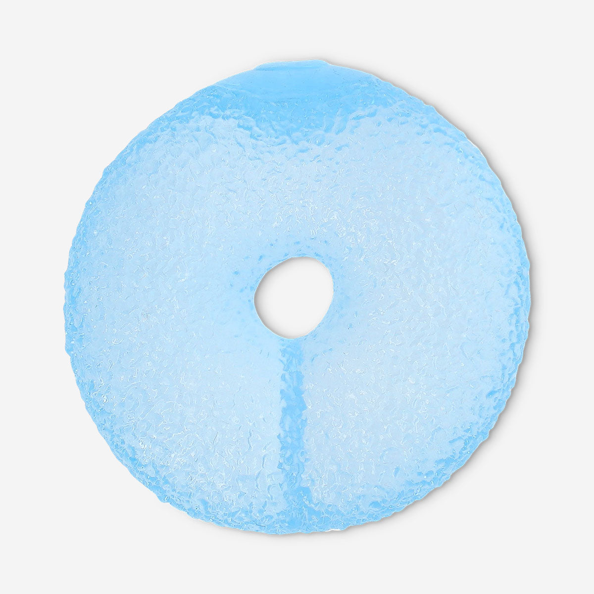 Blue Press Me fidget ring toy from Flying Tiger Copenhagen, a small gadget for stress relief and sensory play.