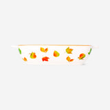 Ceramic oven dish with leaf design, 12x20 cm, from Flying Tiger Copenhagen, ideal for baking and serving in the kitchen.