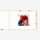 Office photo album with 24 adhesive photo corners, Flying Tiger Copenhagen, showcasing a compact album for organizing photos.