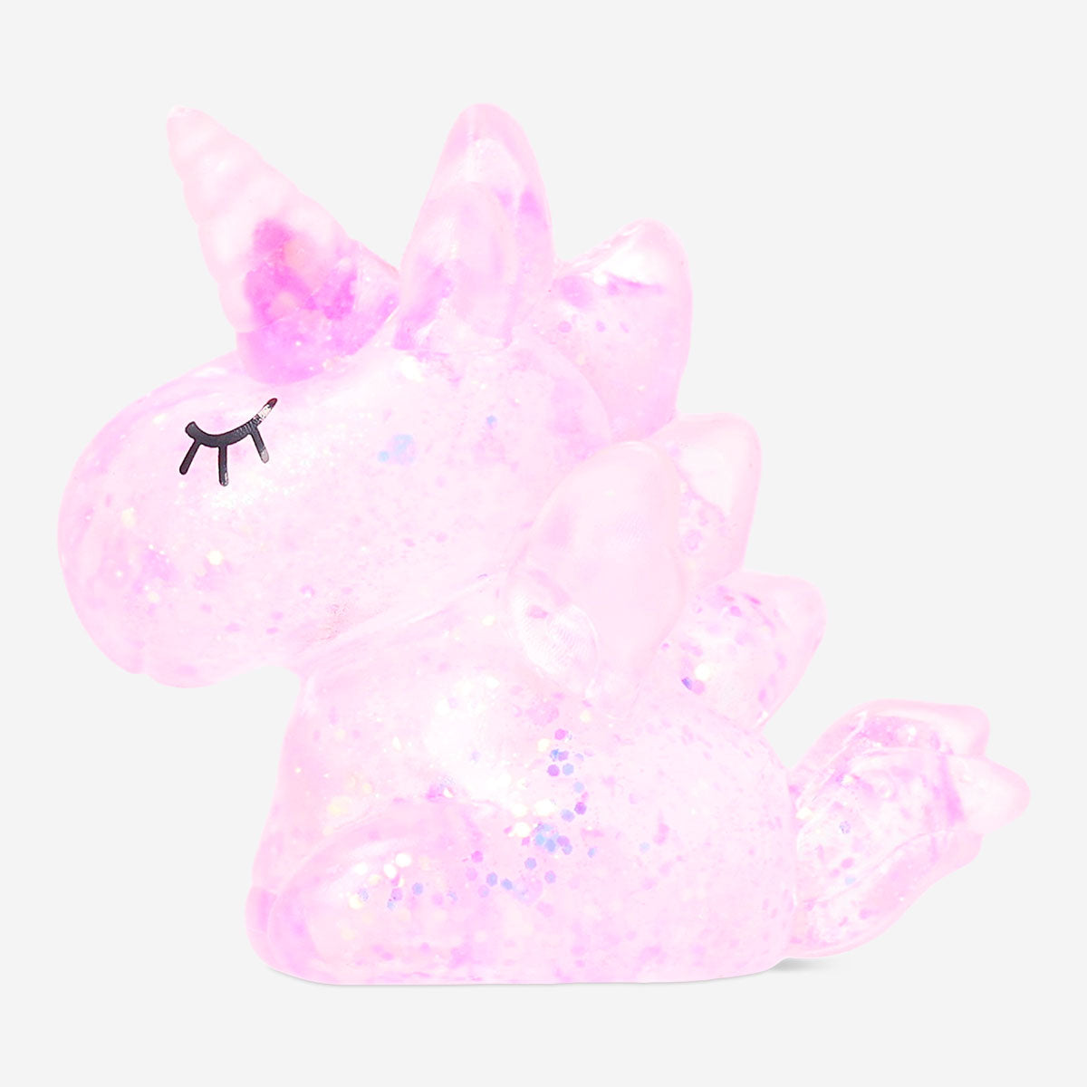 Pink Flying Tiger Copenhagen fidget unicorn gadget with a colorful, whimsical unicorn design for stress relief and entertainment.