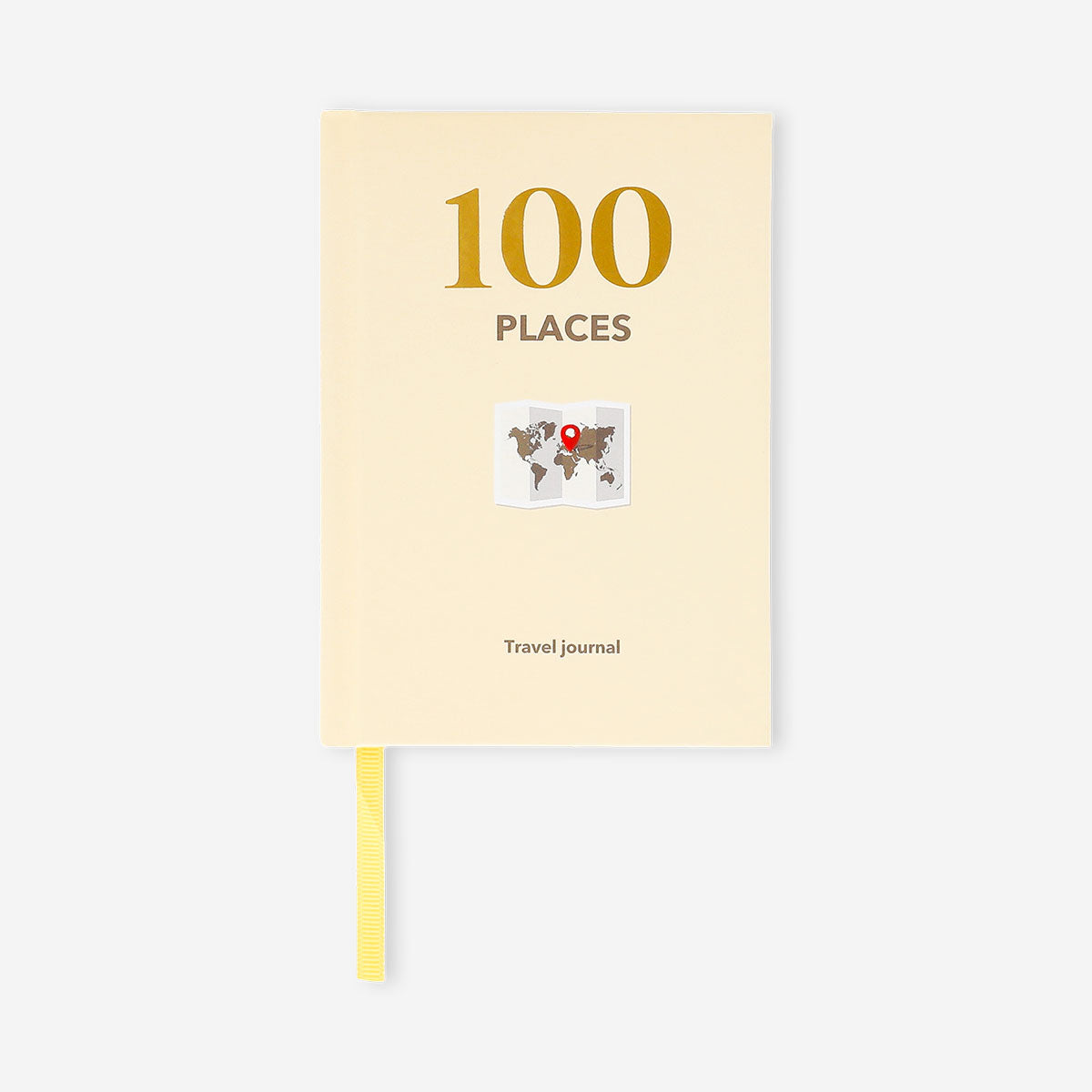 A6 travel journal from Flying Tiger Copenhagen with a hardcover and lined pages, ideal for note-taking on the go.