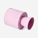 Korotettu sininen metallinen kasviruukku - 12 cm