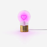 Cosy lamp - Light bulb with heart