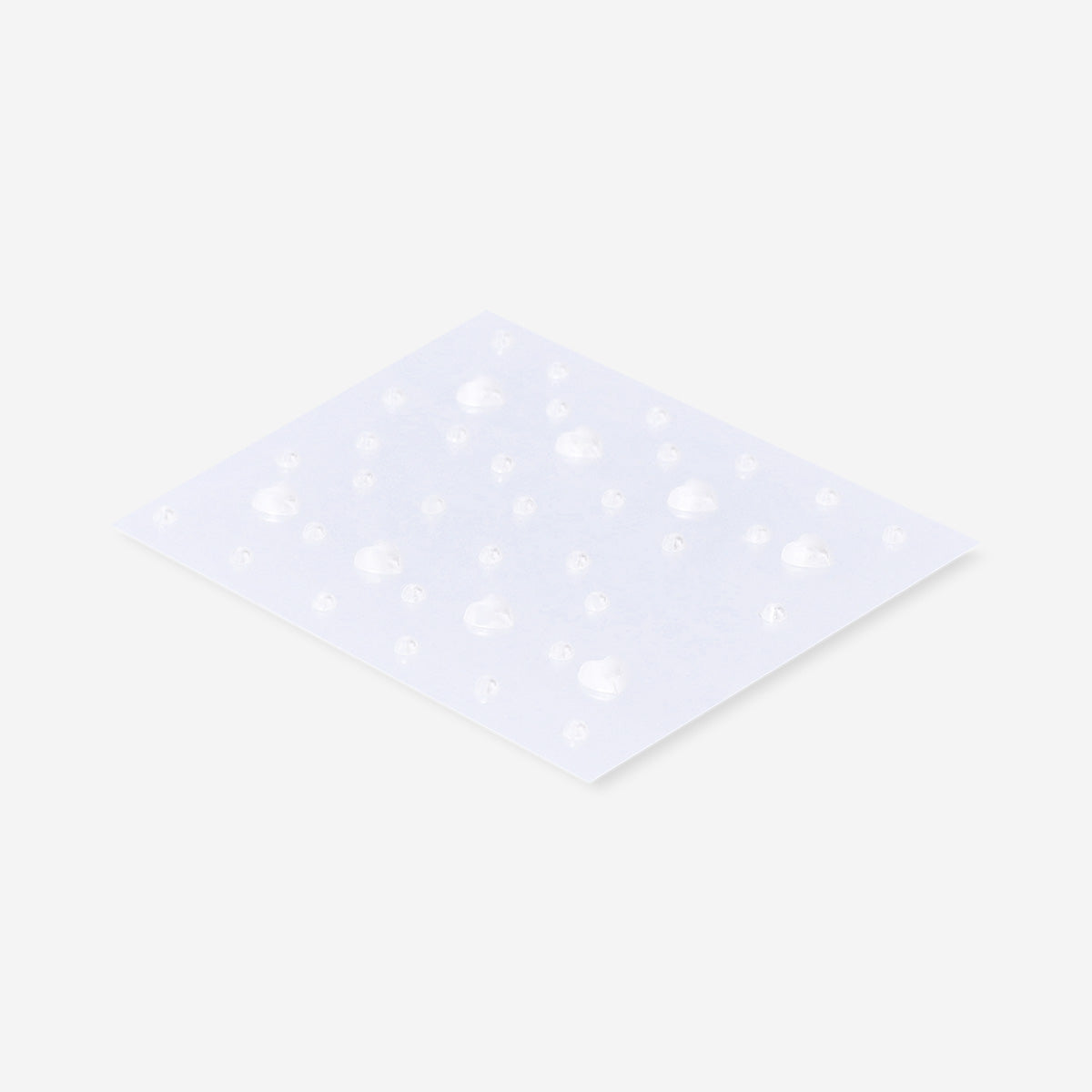 Pearl heart nail stickers