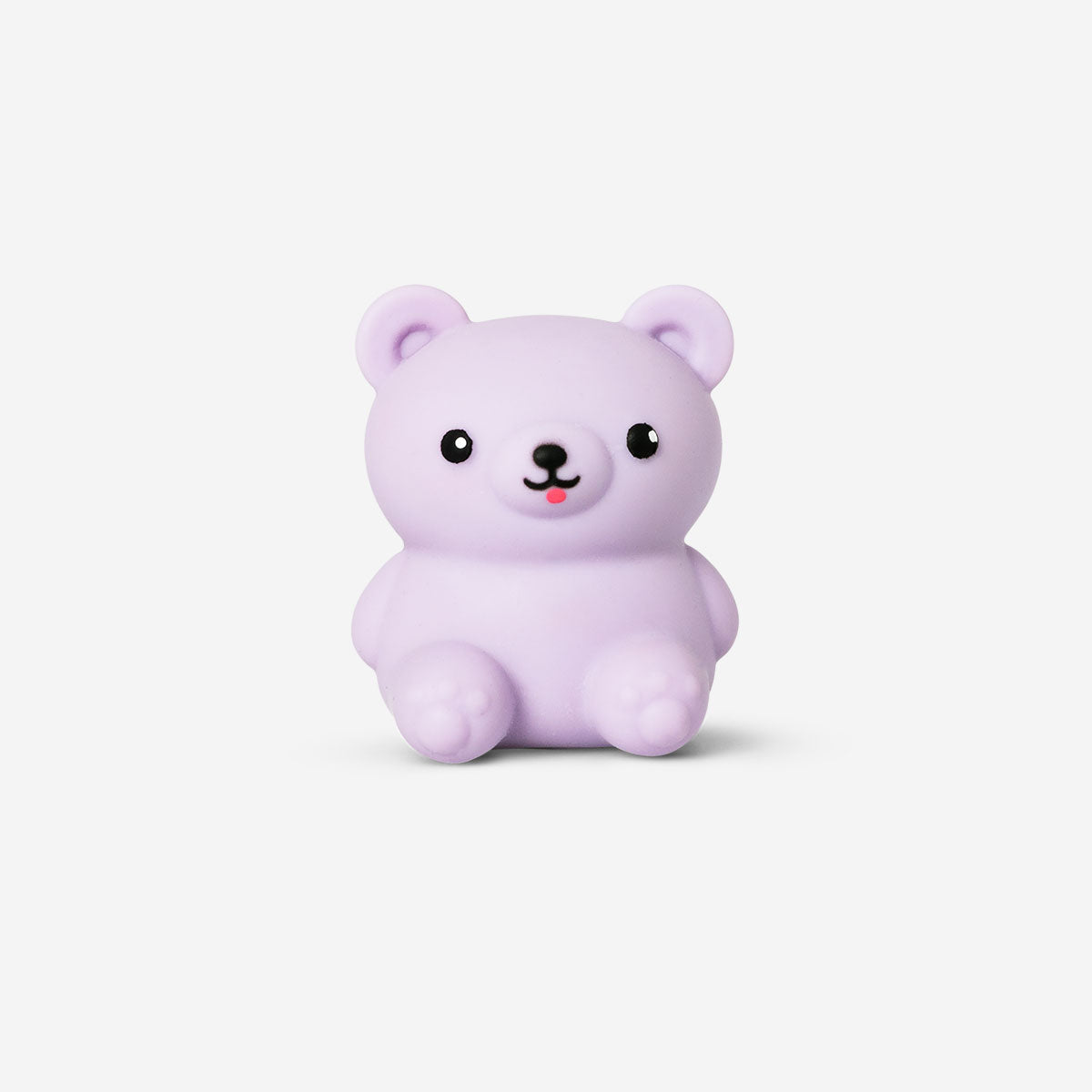 Purple Press Me toy bear gadget by Flying Tiger Copenhagen, featuring a soft plush purple bear design for tactile play.