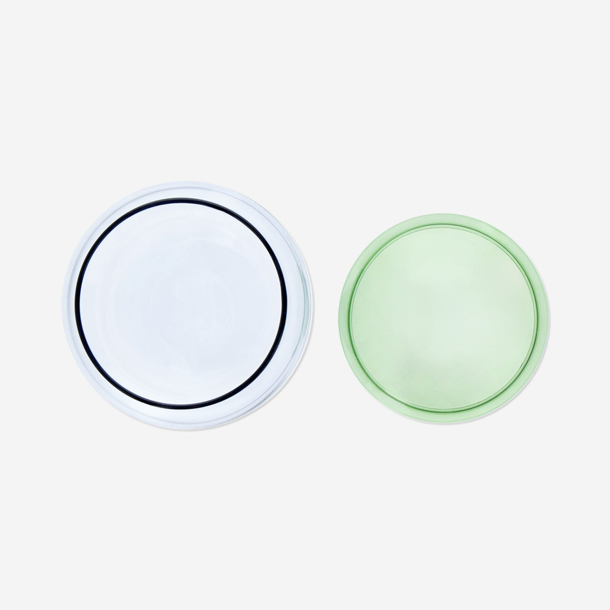 Förvaringsburk med blå svamp - 10 cm