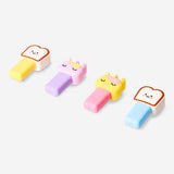 Unicorn and toast highlighters - 4 pcs