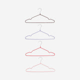 Set of 10 multicolored metal hangers for home use, featuring vibrant shades and sturdy design from Flying Tiger Copenhagen.