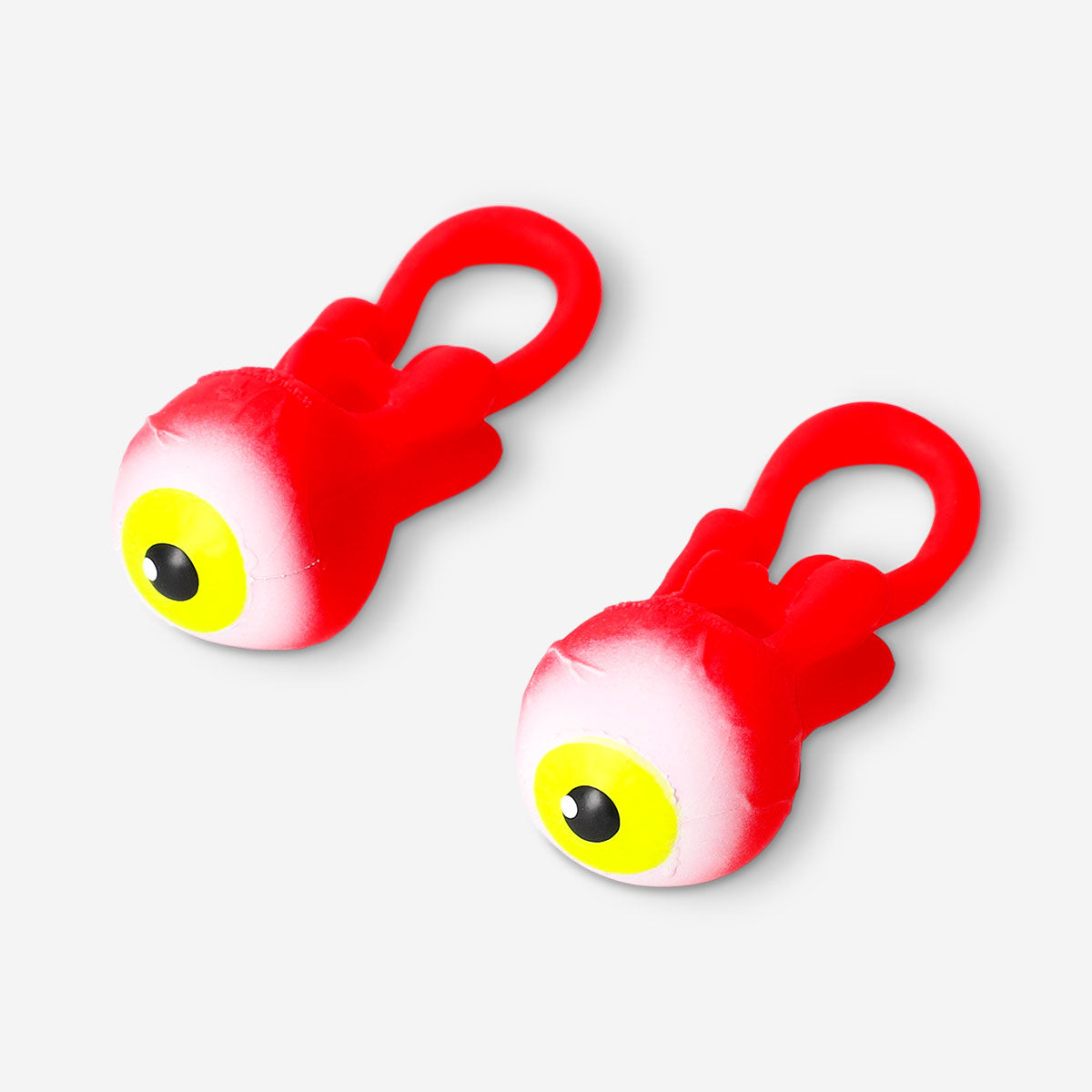 Set of two Flying Eyes toy figures from Flying Tiger Copenhagen with colorful, playful eye designs on a white background.
