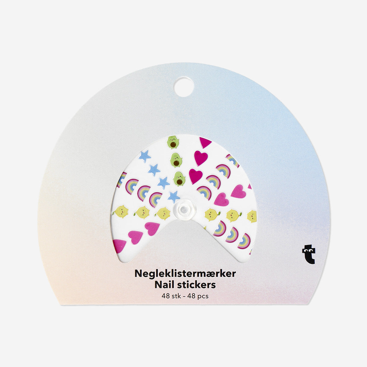 Nagelstickers-wiel voor kinderen - fruitthema