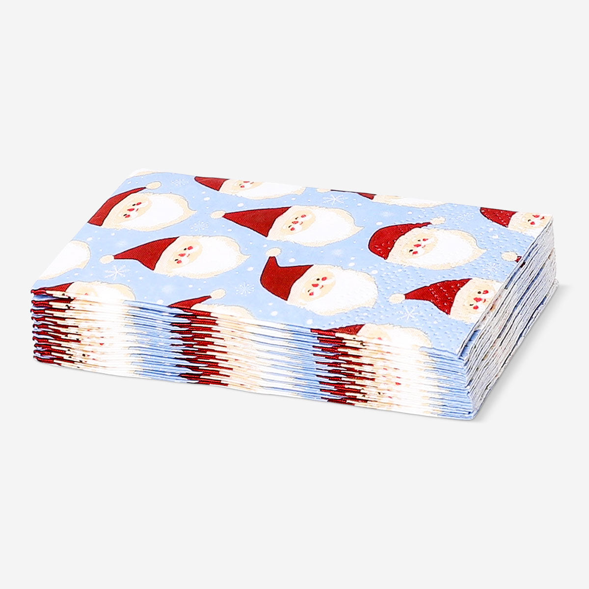 Santa pocket tissues by Flying Tiger Copenhagen, 10-pack of soft personal care tissues with festive Santa design.