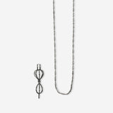 Flying Tiger Copenhagen wish pearl necklace gadget featuring a delicate chain with a small pearl pendant.