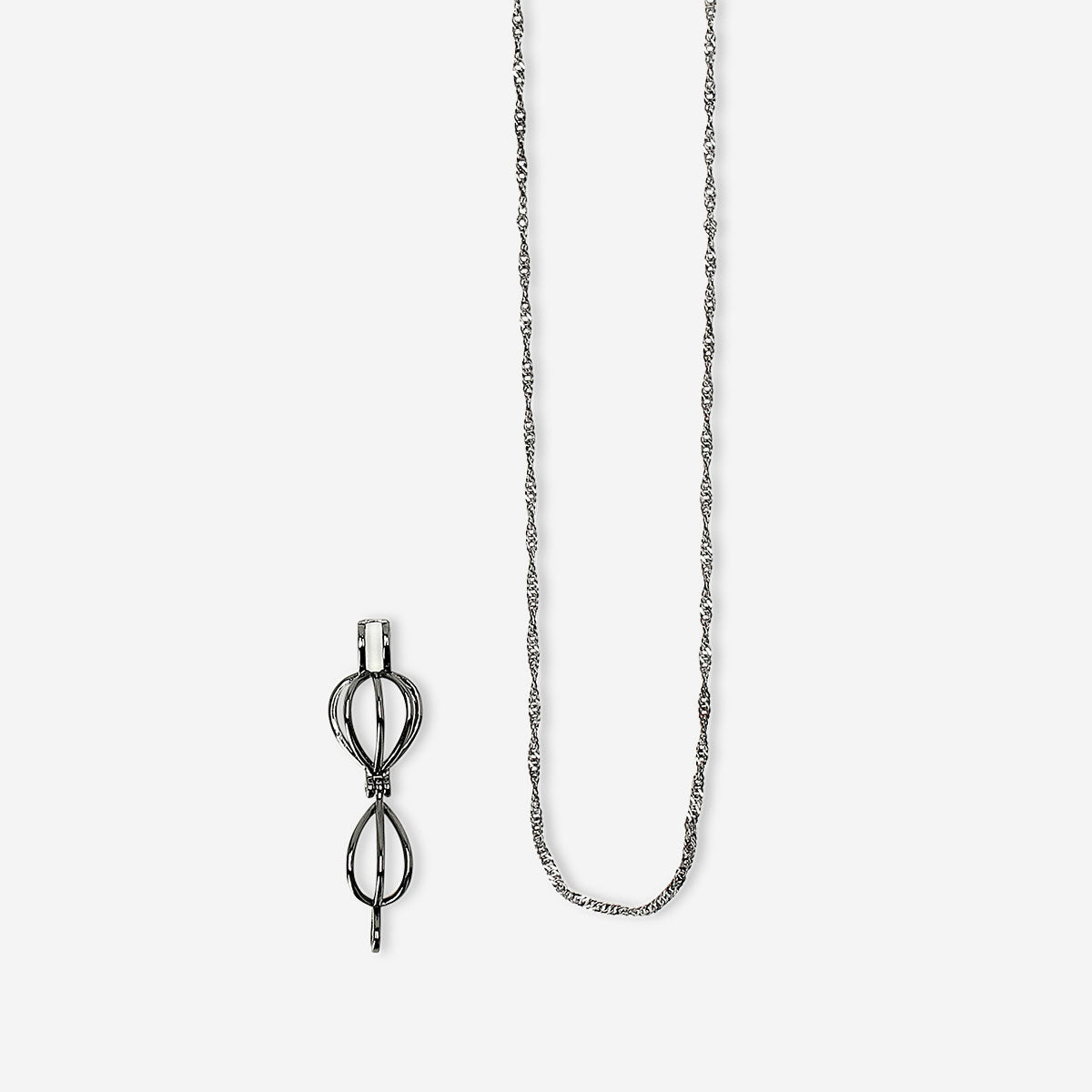 Flying Tiger Copenhagen wish pearl necklace gadget featuring a delicate chain with a small pearl pendant.