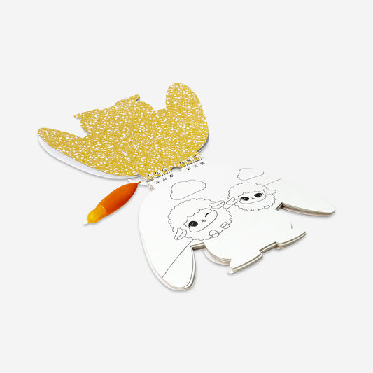 Libro mágico de agua del conejito marrón