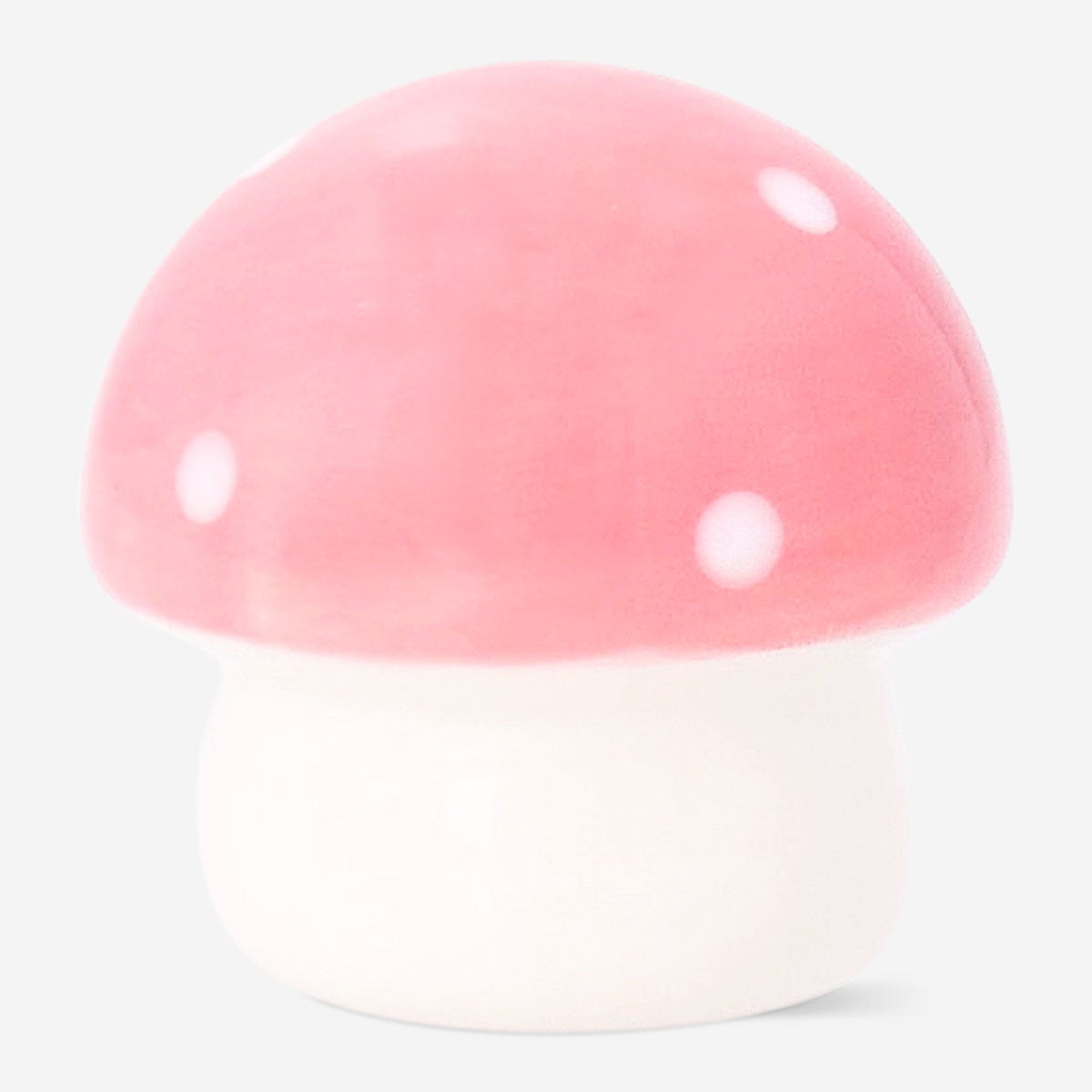 Decorative pink mushroom ornament from Flying Tiger Copenhagen, 5 cm tall for home decor.