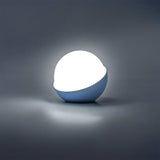 Blue globe-shaped cozy lamp by Flying Tiger Copenhagen, perfect for home decor and ambient lighting.