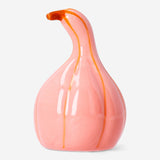 Zucca decorativa rosa - 8 cm