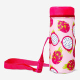 Cylindrical cooler bag with dragonfruit print, 9x30 cm, from Flying Tiger Copenhagen, designed for keeping food and drinks cool at home.