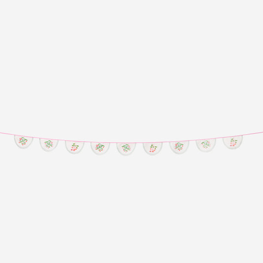 Guirlande florale en tissu - 300 cm