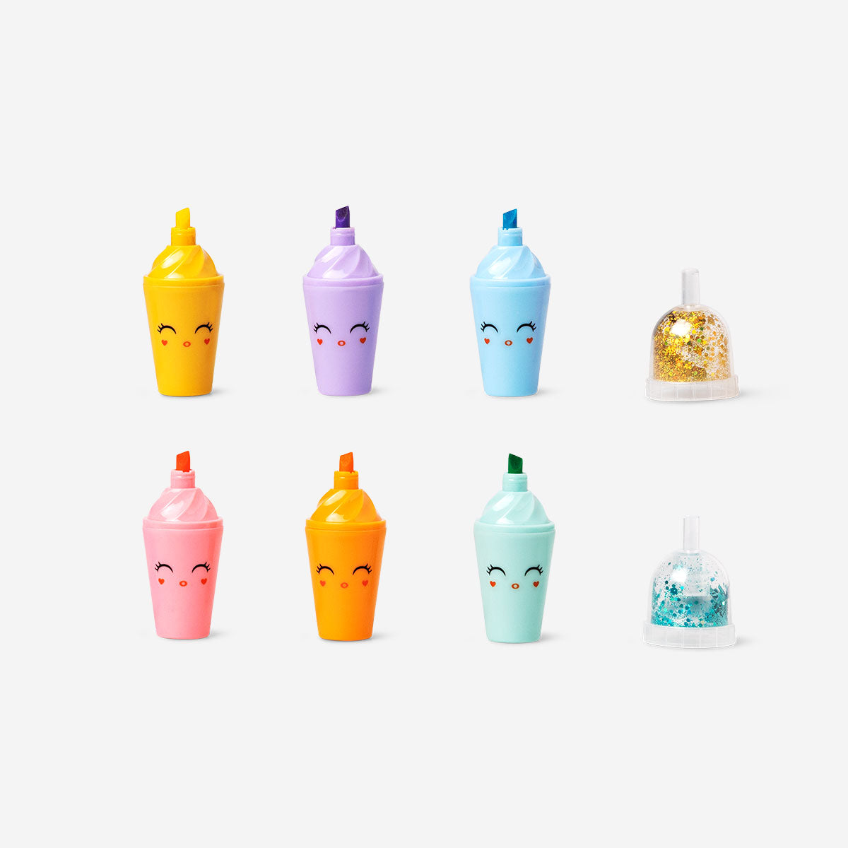 Milkshake highlighters - 6 pcs