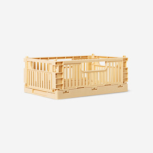 Flying Tiger Copenhagen collapsible storage box with lid, 22x14.5 cm, versatile home organization container shown in the image.