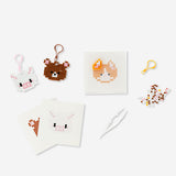 Colorful water beads kit with keyrings from Flying Tiger Copenhagen, featuring vibrant water beads and playful keyring accessories.