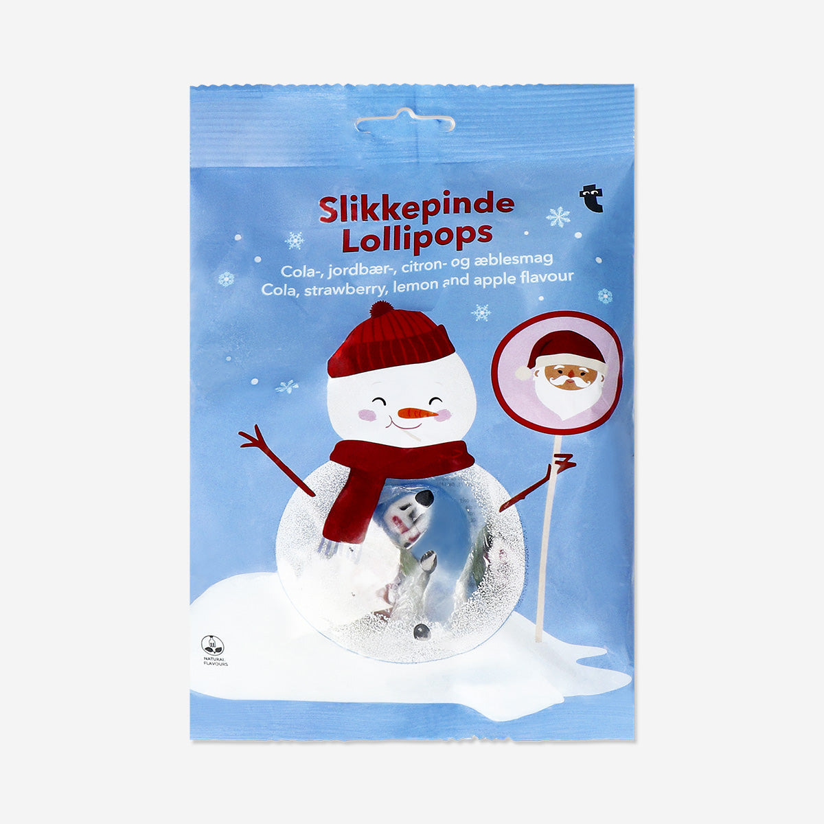 Christmas lollipops in bag