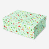 Office gift box with Christmas branches, 21x16 cm, from Flying Tiger Copenhagen, featuring festive holiday decorations.