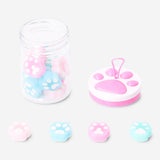 Set of paw erasers