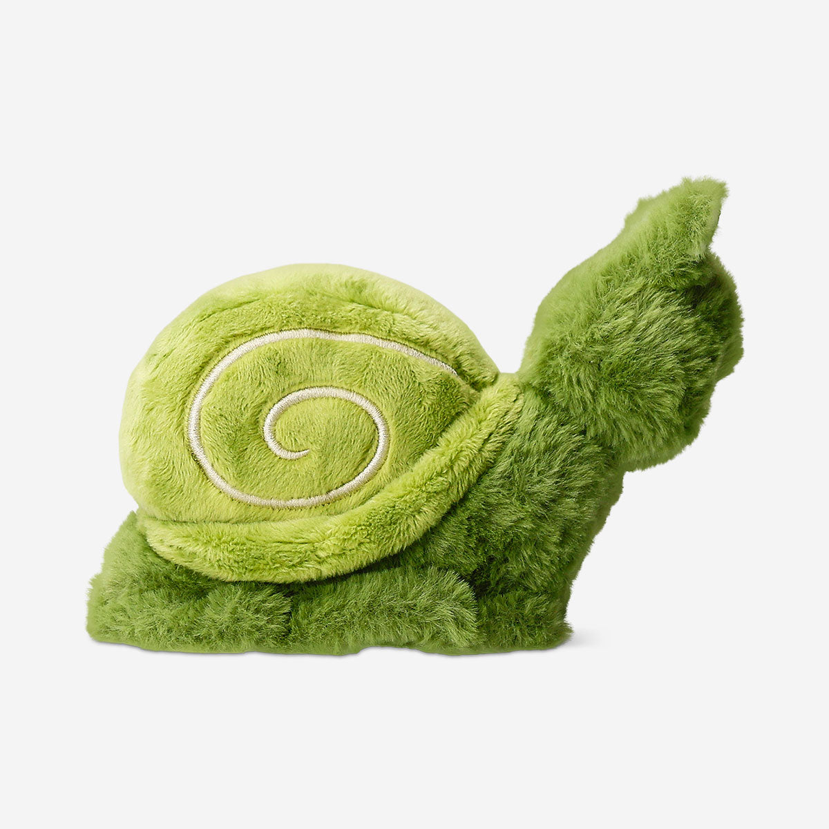 Soft plush Fluffy snail toy from Flying Tiger Copenhagen with a cute, rounded shell and friendly face, perfect for cuddling.