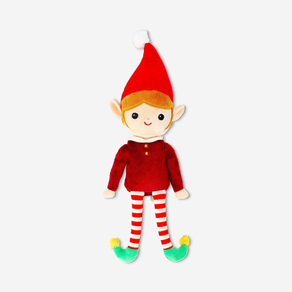 Flying Tiger Copenhagen plush elf girl toy with soft fabric and detailed features, perfect for children or collectors.