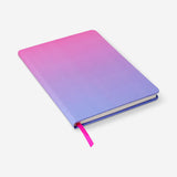 A5 gradient office notebook by Flying Tiger Copenhagen with colorful cover and spiral binding.