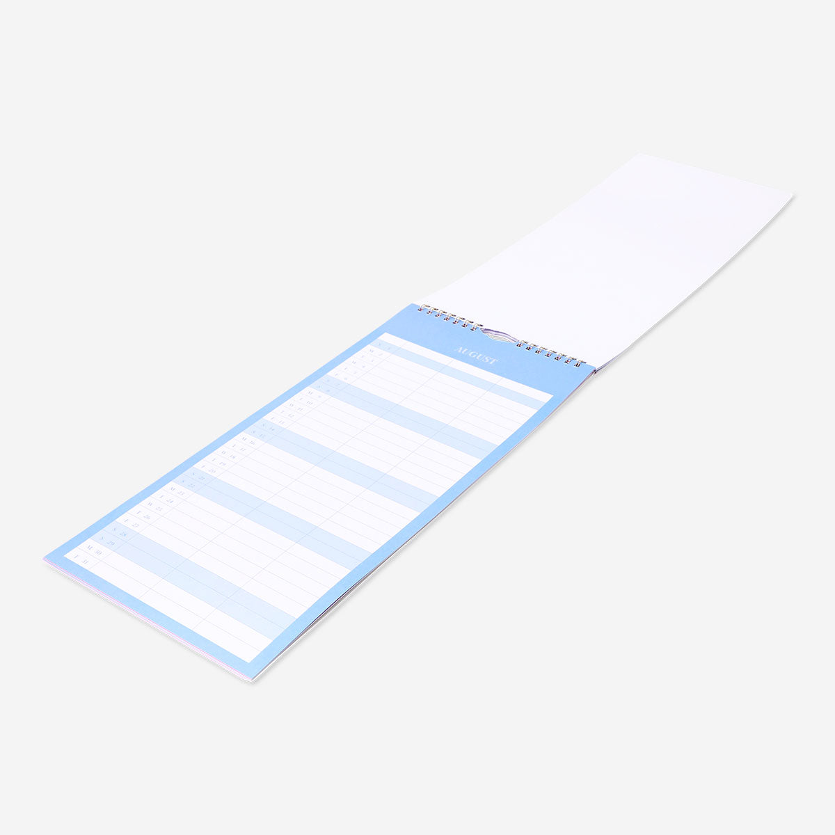 Blue office monthly calendar for hanging 2027 by Flying Tiger Copenhagen, featuring a clean design and easy-to-read dates.