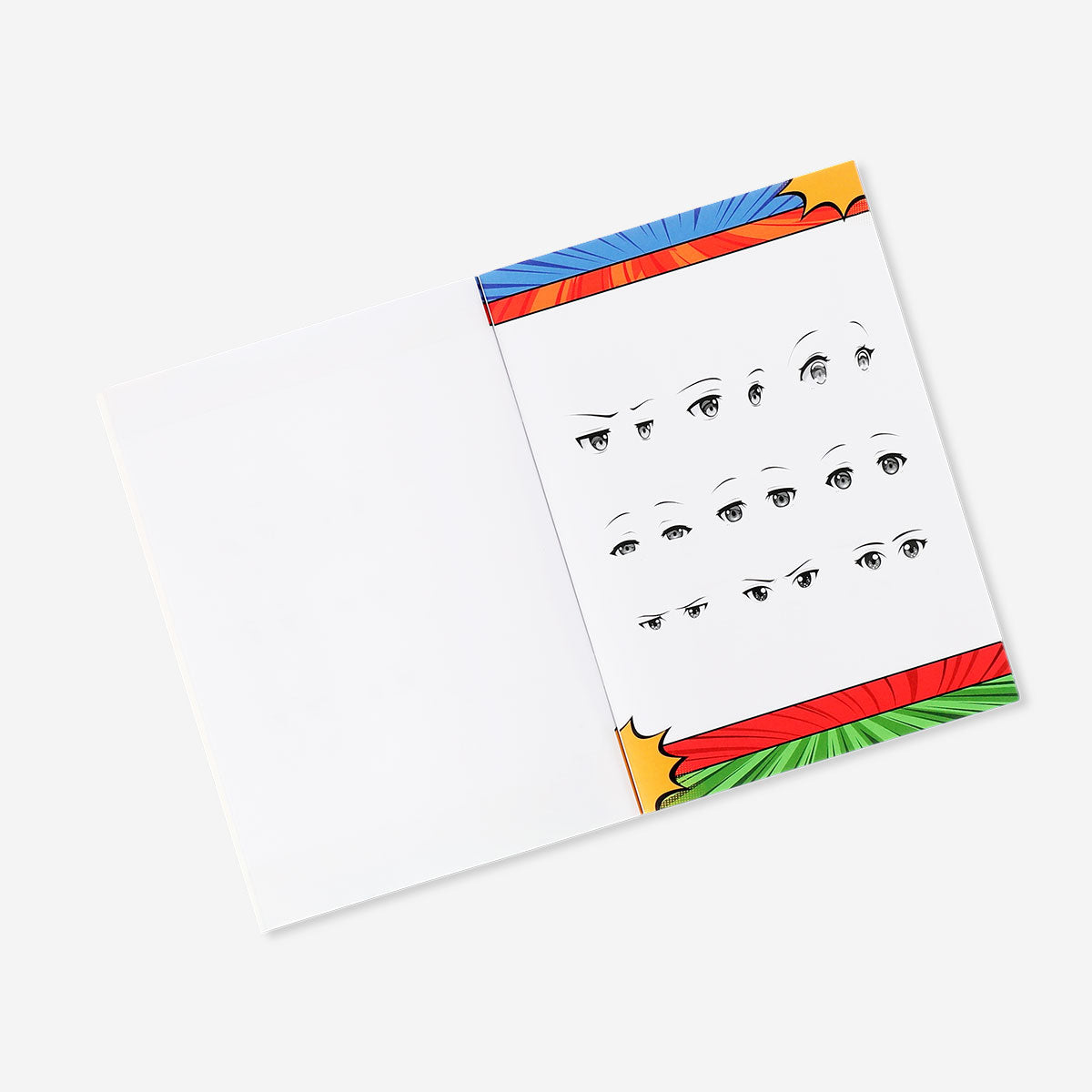Flying Tiger Copenhagen manga drawing kit with pencils, pens, and paper for hobby manga art projects.